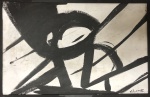 Franz KLINE (1910-1962)(atrib) - óleo s/ tela, medindo: 31 cm x 46 cm (todas as obra estrangeiras são atribuídas)