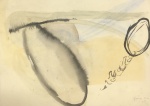 Joseph BEUYS (1921-1986)(atribuído) Aquarela s/ papel, medindo: 48 cm x 49 cm (todas as obra estrangeiras são atribuídas)