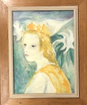 Marie LAURENCIN (1883-1956)(atribuído) - aquarela s/ papel, medindo: 54 cm x 45 cm e 40 cm x 29 cm (todas as obra estrangeiras são atribuídas)
