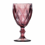 Jogo com 6 (seis) taças para vinho em espetacular tom rosa. Capacidade 210 ml.