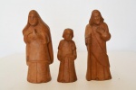 ELOSMAN - ` Sagrada família ` - escultura em madeira - maior 15 cm