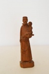 AUTOR NÃO IDENTIFICADO - `São José` - escultura em madeira - 17 cm alt.