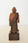ELOSMAN - `Santo` - escultura em madeira - 20 cm alt.