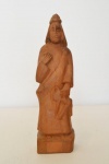 ELOSMAN - `Santo` - escultura em madeira - 26 cm alt.