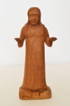 MANOEL - `Santo` - escultura em madeira -21 cm alt.
