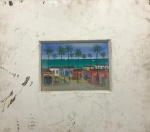 MEIRELES - Casario, assinado no verso. Obra med. 22x16cm