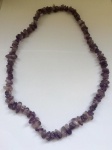 JOIA- Magnífico colar em pedras ametista. Med. 38cm