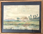 VICENTE LEITE - aquarela s/ papel, medindo; 33 cm x 26 cm