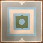 Ivan SERPA (1923-1973) - óleo s/ tela, datado 6.5.70, serie mangueira, medindo: 42 cm x 42 cm