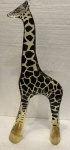ABRAHAM PALATNIK - arte cinética, escultura em resina de poliéster representando girafa, medindo: 50 cm alt.