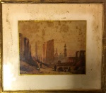 DARIO MECATTI - aquarela s/ papel, medindo: 28 cm x 22 cm e 45 cm x 38 cm