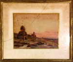 DARIO MECATTI- aquarela s/ papel medindo 28 x 22 cm e 45 x 39 cm.