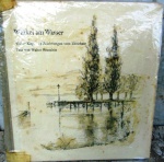 LIVRO ; WINKEL AM WASSER - por WALTER KAGI -Texto de WALTER BAUMLEIN - 1965 - com 25 ilustrações em PB  com desenhos ( pranchas ) assinados de paisagens . Total 45 péginas.