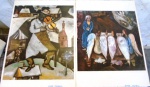 CHAGALL- Dois trabalhos : o primeiro, que ele levou quase duas décadas para pintar e, o segundo da fase antiga de sua pintura , que revela cenas observadas por ele em sua meninice na Rússia. A arte popular russa  teve influência na arte de Chagall. Duas reproduçoes de qualidade , em papel cartão extraídas de BLOCH ARTE - sem moldura . Medidas 26 x 26 cm e 26 x 31 cm.