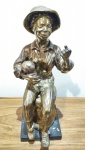 Bela escultura em Bronze peça unica e EXCLUSIVA. Grande oportunidade 35cm Altura.