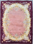 Tapete Savonnerie-  Lindíssimo tapete Savonnerie, feito em lã, com belíssima decoração e de grandes medidas 3,00 x 2.00=6,00m²
