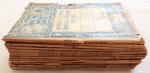 Lote contendo 16 fascículos ` Grande Enciclopédia Portuguesa e Brasileira ` pela Empresa Nacional de Publicidade, Lisboa, 1945, ilustrado.