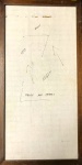 MIRA SCHENDEL- nanquim s/ papel de arroz datado 1964, medindo 26 x 50 cm( possui furinhos, no estado).