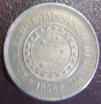 BRASIL - REPÚBLICA - 100 RÉIS - 1896 - V040