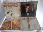 Lote composto de 4 discos variados (Rex Harrison, Richard Clayderman, Judy Garland, Nancy Sinatra)