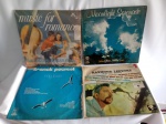 Lote composto de 4 discos variados (Music For Romance, Moonlight Serenade,Franck Pourcel, Raymond Levefre)