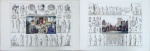 Autor não identificado - Par de Reproduções - Egyptian Scene I e Egyptian Scene II - 46 x 61 cm cada - sem moldura