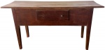 Mesa de Apoio de madeira nobre - 160 x 49 x 82 cm de altura - falta um puxador. (Este lote precisa ser retirado pelo comprador em fazenda, situada no Município de Souzas, em Campinas ou a combinar)