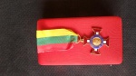 COLECIONISMO - Condecoração  ao Mérito D. João VI em seu estojo original forrado em veludo vermelho.