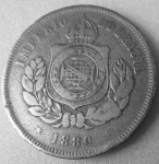 BRASIL - IMPÉRIO - 200 RÉIS - 1880 - Ni