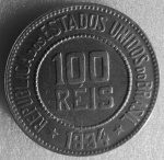 BRASIL - REPÚBLICA - 100 RÉIS - 1934 - FC