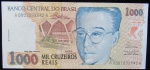 BRASIL - CÉDULA - 1000 CRUZEIROS REAIS - 1ª SÉRIE  - FE