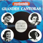 LP Revivendo nº 3: Grandes Cantoras - Revivendo, sem data. Ótimo estado de capa e vinil. 12 músicas, gravações originais de Odette Amaral, Lais Marival, Aracy Cortes e Carmen Barbosa.