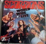 LP duplo World Wide Live, de Scorpions - Mercury / Polygram, 1985. Bom estado de capa e vinil.