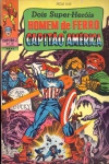 Capitão Z nº 28 (3ª série): Homem de Ferro e Capitão América - Ebal, novembro de 1969. Formato grande, 32 págs., bom estado de conservação (capa está solta dos grampos).