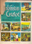 Álbum Robinson Crusoé - completo - Ebal, sem data. Capa totalmente danificada, interior e figurinhas perfeitas.