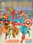 Álbum Super - Heróis Marvel - incompleto - Abril Panini, 1991. Ótimo estado de álbum e figurinhas. Tem 143 figurinhas das 288.