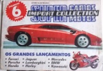 Álbum Super Carros e Motos Import Collection - completo - União de Editoras Nacionais - UNED, 1994. Ótimo estado de álbum e figurinhas.