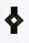 Sérvulo Esmeraldo - Sem título - 41/52. Xilogravura, 33x23 cm, A.C.I.D.