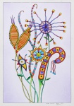 Roberto Magalhães - Flores de maio. Aquarela sobre papel,45x30 cm, 2009, A.C.I.D.
