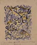 Genaro de Carvalho - Frutas decorativas. Aquarela, 22x18 cm, 1954, A.C.I.E..