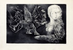 Marcelo Grassmann - Sem título 13/50. Gravura em metal, 49x72 cm, 1967, A.C.I.D.