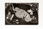Trindade Leal - Sem título - 189/400. Xilogravura, 33x48 cm, 1964, A.C.I.D.