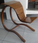Cadeira com assento funcional recurvo por aquecimento. Anos 40. Alvar Aalto (1898-1976).