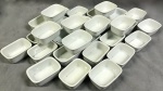 SCHIMIDT - lote contendo 30 potes para sobremesa com 11 cm x 8 cm