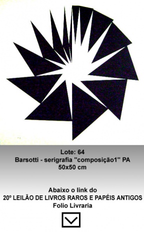 III LEILÃO DE ARTE NO PAPEL - 12/12/2013
