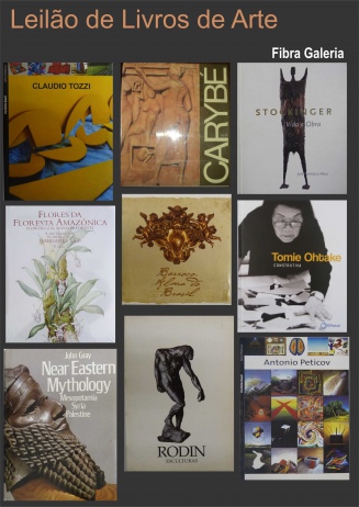 Leilão de Livros de Arte - Fibra Galeria - Abril 2014
