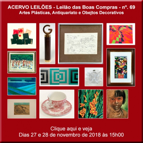 LEILÃO DAS BOAS COMPRAS nº 69 - ACERVO LEILÕES - SP - 27 e  28 /11/2018