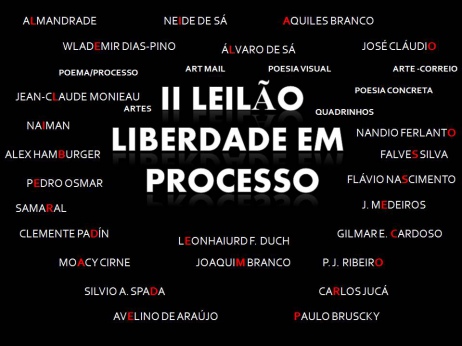 2º LEILÃO LIBERDADE EM PROCESSO - POEMA/ PROCESSO - ARTE POSTAL - PERIÓDICOS - ARTE & OUTROS