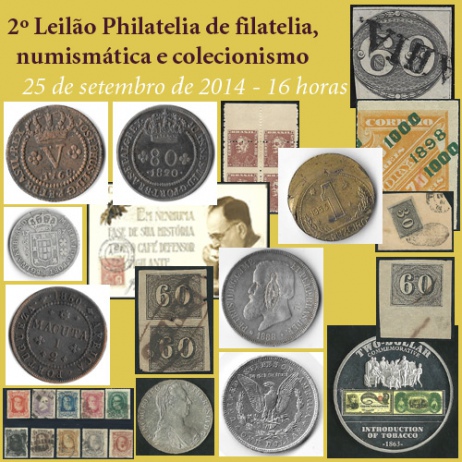 2º Leilão Philatelia de Filatelia, Numismática e Colecionismo