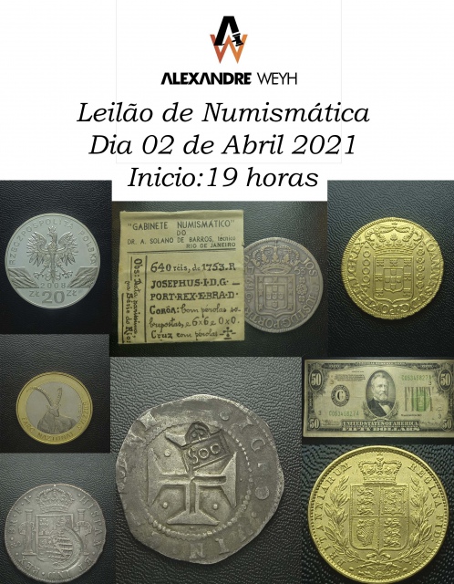 1º Leilão de Numismática  2021